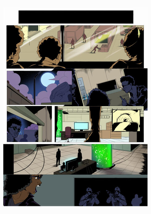 Red American #1 Page. 2022.