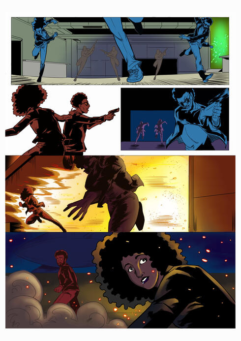 Red American #1 Page. 2022.