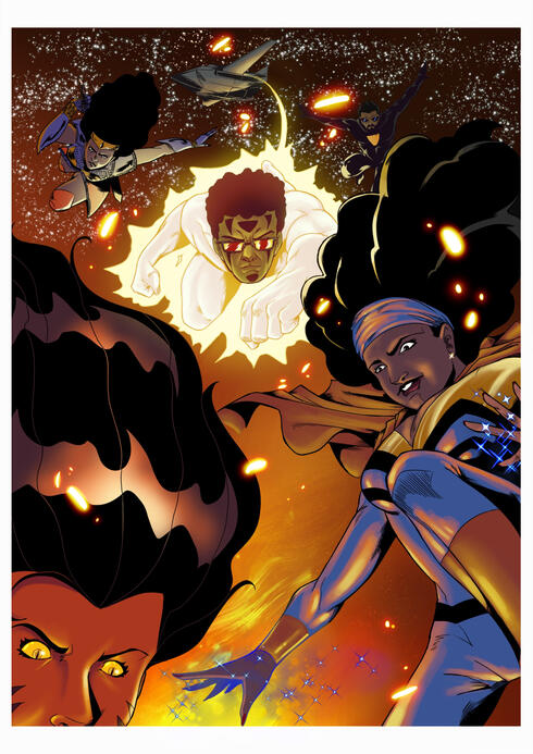 Red American #1 Page. 2022.